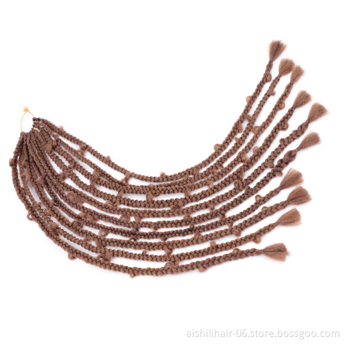 22inch handmade butterfly locs crochet hair in synthetic braiding hair extension braids faux locs
